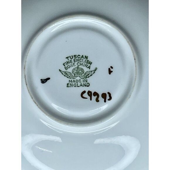 Vintage Floral Teacup & Saucer Tuscan Fine English Bone China - Picture 6 of 6